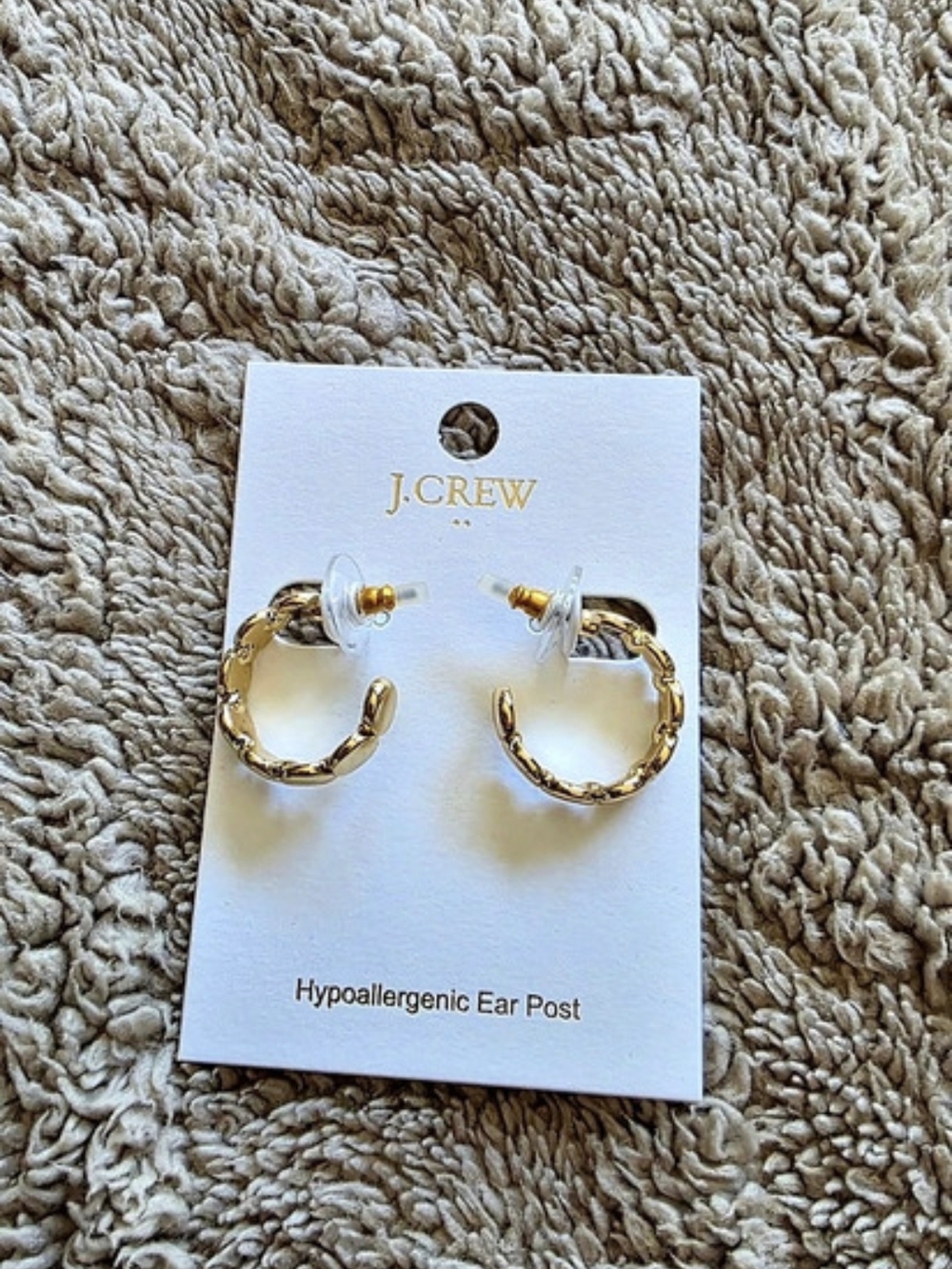 J.Crew Multi-circle hoop earrings Gold Hoop Earrings NWT